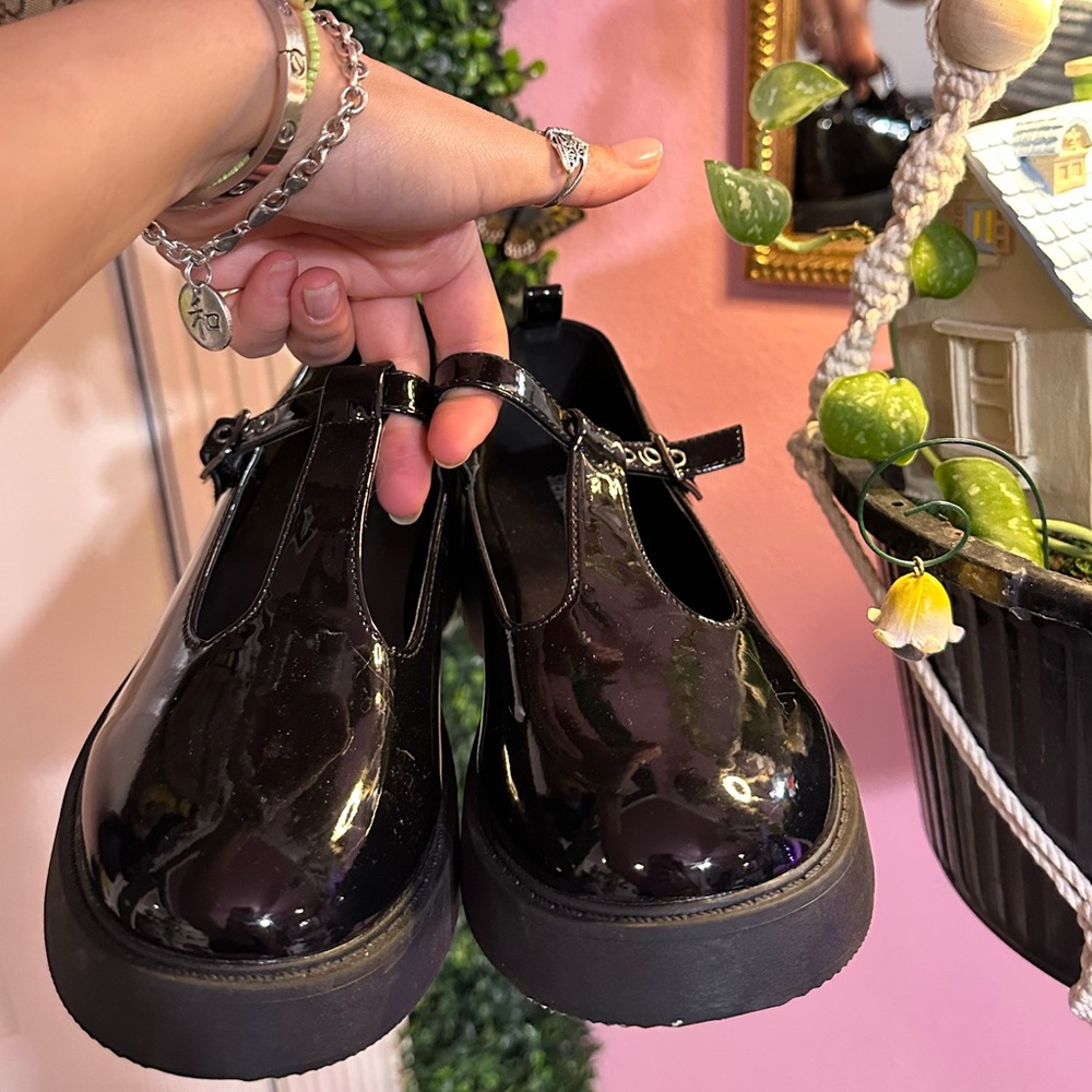 mary jane loafer platform